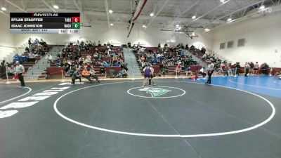132 lbs Cons. Round 2 - Rylan Stauffer, Thermopolis vs Isaac Johnston, Natrona County