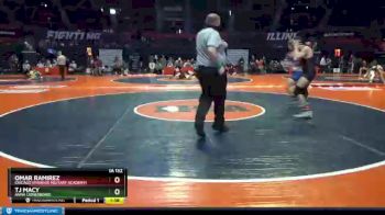 1 lbs Champ. Round 1 - TJ Macy, Anna (Jonesboro) vs Omar Ramirez, Chicago (Phoenix Military Academy)