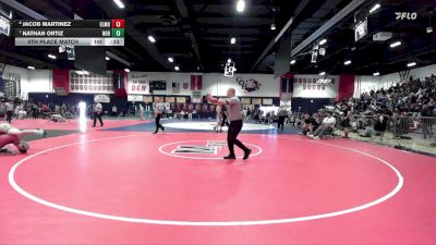157 lbs 5th Place Match - Jacob Martinez, El Modena vs Nathan Ortiz, Northview