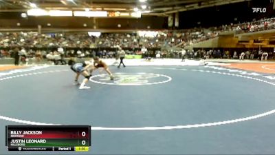 132 lbs Champ. Round 2 - Justin Leonard, Hillsboro vs Billy Jackson, Redmond