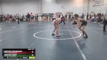 105 lbs Cons. Round 2 - Jerimiah Cisco, St Mary Roughriders vs Sawyer Stephenson, Michigan Grappler RTC