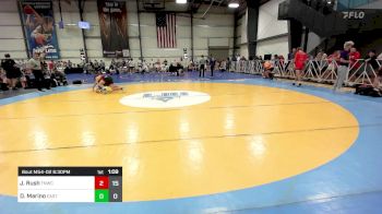 126 lbs Rr Rnd 2 - Jackson Rush, Team Nauman Red vs Dominic Marino, East Coast Time Out