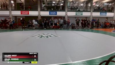 213-270 lbs Round 1 - Israel Moreno, Wolves vs Aulbry West, Winnebago