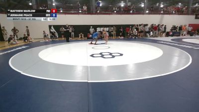 57 kg Cons. Sub-semis - Matthew Marlow, Pittsburgh Wrestling Club vs Jermaine Peace, Eagle Regional Training Center