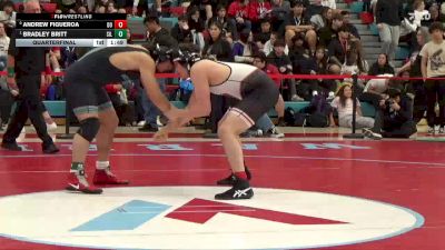 190 lbs Quarterfinal - Bradley Britt, Silverado vs Andrew Figueroa, Desert Oasis