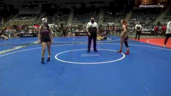 132 lbs Consolation - Makaelyn Gregg, Hurricane vs Desza Munson, Pomona Elite