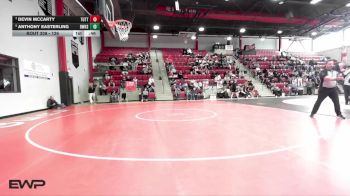 126 lbs Cons. Semi - Anthony Easterling, Bentonville West High School vs Devin McCarty, TUTTLE