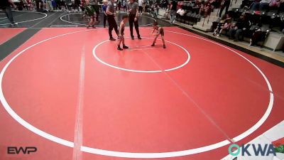 46 lbs Final - Dawsyn Hawkins, Wagoner Takedown Club vs Everett Long, Tiger Trained Wrestling
