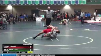 113 lbs Quarterfinal - Logan Thomas, Oakdale vs Nikolao Sellers, Redwood