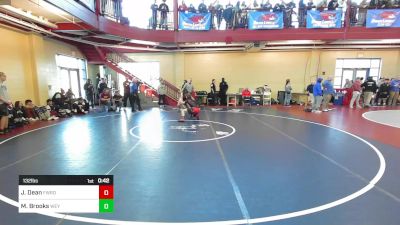 132 lbs Round Of 64 - Jack Dean, Fairfield Warde vs Michael Brooks, Weymouth