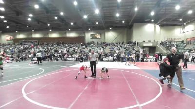 54 lbs Round Of 16 - Lincoln Watts, Ripon Tribe Wrestling vs Preston Sheeks, Gold Rush Wrestling