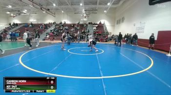 144 lbs Cons. Round 6 - Kit Tait, Mountain View vs Camron Horn, Wind River