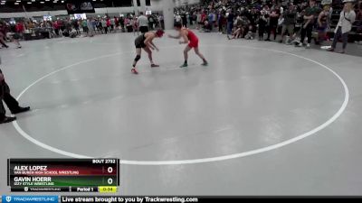 150 lbs Cons. Round 3 - Gavin Hoerr, Izzy Style Wrestling vs Alex Lopez, Van Buren High School Wrestling