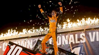 Ryan Timms Reacts After First Eldora Win With High Limit At 4-Crown Nationals