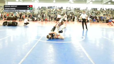 120 lbs Consi Of 64 #2 - Joshua Whitley, NC vs Logan Knipes, VT