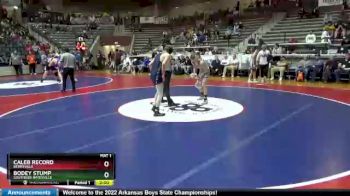 4A 120 lbs Quarterfinal - Caleb Record, Berryville vs Bodey Stump, Southside Batesville