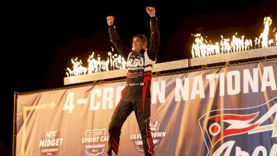 Kyle Cummins Reacts After USAC Sprints Eldora 4-Crown Nationals Finale Win