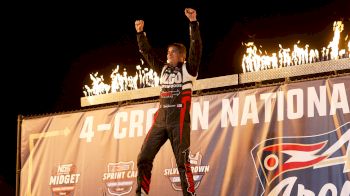 Kyle Cummins Reacts After USAC Sprints Eldora 4-Crown Nationals Finale Win