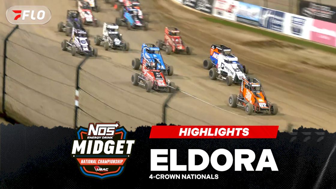 USAC Midget Highlights From Eldora's 4-Crown Nationals