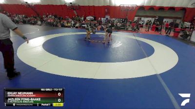 112-117 lbs Round 2 - Emjay Neumann, Askren Wrestling Academy vs Jazleen Fong-Baake, X-Factor Elite Wrestling