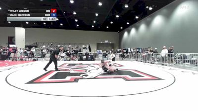 157 lbs Cons. Quarters - Wiley Wilson, Cowboy Wrestling Club vs Cash Hatfield, Big Game Wrestling Club