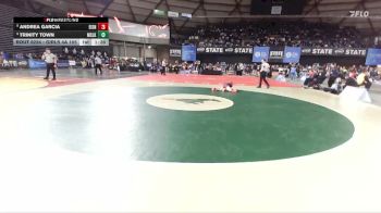 Girls 4A 105 lbs Champ. Round 2 - Trinity Town, Moses Lake (Girls) vs Andrea Garcia, Eisenhower (Girls)