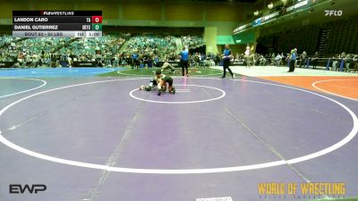 83 lbs 3rd Place - Landon Caro, Team Aggression vs Daniel Gutierrez, Silvaback Training Center