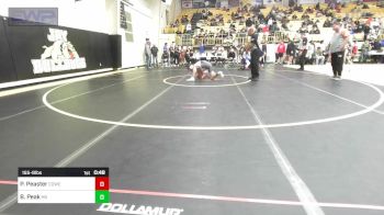 155-B lbs Round Of 16 - Parker Peaster, Coweta JH vs Brodey Peak, Har-Ber High School