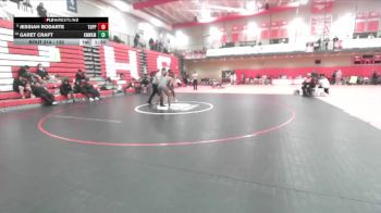 132 lbs Quarterfinal - Jessiah Rodarte, Toppenish vs Garet Craft, Kennewick