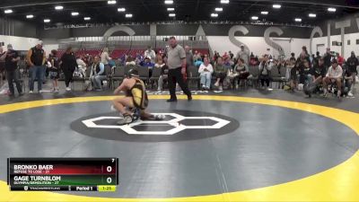 129 lbs Placement Matches (8 Team) - Gage Turnblom, Olympia/Demolition vs Bronko Baer, Refuse To Lose