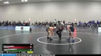 133 lbs 2nd Wrestleback (16 Team) - Zac Blasioli, Millikin vs Mason Barrett, Averett