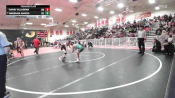 130 lbs Semifinal - Sahai Villagran, Centennial (Corona) vs Angelina Garcia, Sultana