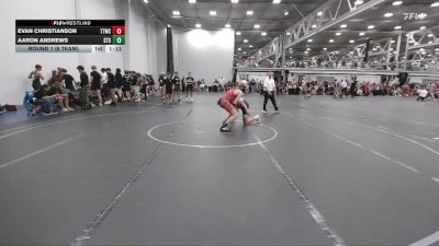 165 lbs Round 1 (6 Team) - Aaron Andrews, Steller Trained Greedo vs Evan Christianson, Team Tugman WC