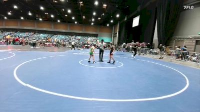 79-80 lbs Round 2 - Raymond Menzel, Fallon Outlaws WC vs Xander Gomez, Fernley WC