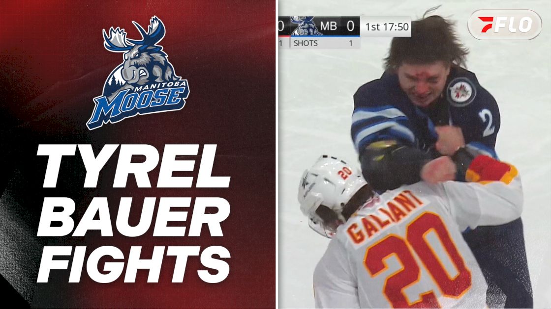 Tyrel Bauer Fights | Called Up To Winnipeg Jets