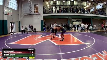 165 lbs Champ. Round 2 - AJ Falcone, Christian Brothers Academy(NJ) vs Kaleb Smith, St. Mary`s Ryken