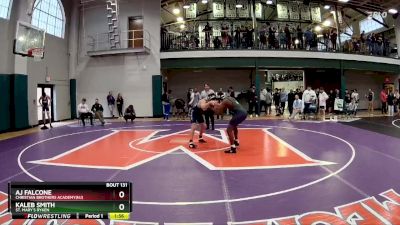 165 lbs Champ. Round 2 - AJ Falcone, Christian Brothers Academy(NJ) vs Kaleb Smith, St. Mary`s Ryken