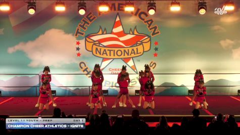 Champion Cheer Athletics - Ignite [2025 L1.1 Youth - PREP Day 1] 2025 The American Northwest Portland Nationals