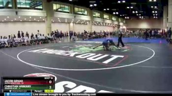 132 lbs Round 4 (10 Team) - Christian Arberry, Warrior Elite vs Jacob Genao, Alpha Wrestling