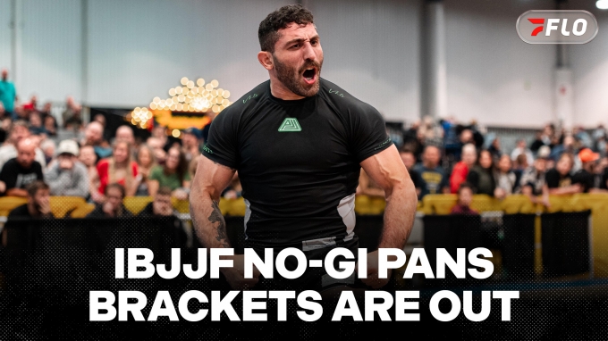 The Black Belt Brackets Are Out For The IBJJF No-Gi Pan Championship