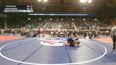 4A-190 lbs Champ. Round 1 - Taiton Mills, Evanston vs Ayden Sanchez, Riverton