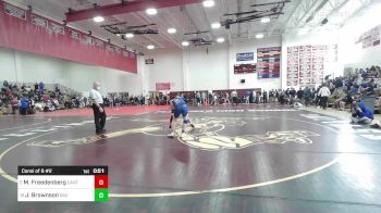 182 lbs Consi Of 8 #2 - Mark Freedenberg, Canton vs Jonah Brownson, Bacon Academy