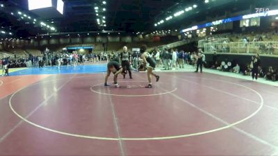 140 lbs Quarterfinal - A`Niyah Leon-Goodrich, Miami Southridge Hs vs Kailani Barrientos, Oakleaf