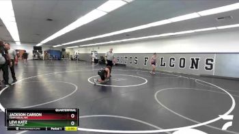 126 lbs Quarterfinal - Jackson Carson, Team SoCal WC vs Levi Katz, Capo Valley