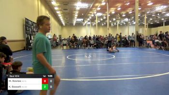 98 lbs Rr Rnd 3 - Matthew Rowles, HS Flying Dutchmen vs Keegan Bassett, HS The Compound RTC