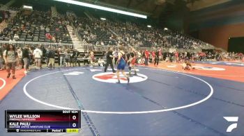 132 lbs Quarterfinal - Wylee Willson, Pinedale Pummelers vs Kale Pauli, Eastside United Wrestling Club