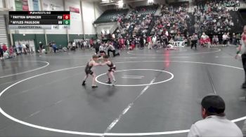 52 lbs Quarterfinal - Tritten Spencer, Plains Elite Wrestling vs Myles Paulson, Wolverine Wrestling