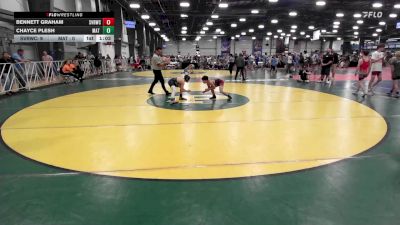 85 lbs Rr Rnd 3 - Bennett Graham, Steel Valley Renegades vs Chayce Plesh, Mat Warriors Blue