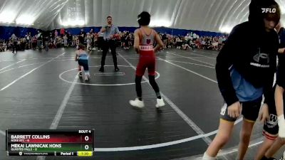 76 lbs Round 1 (8 Team) - Mekai Lawnicak Hons, Olmsted Falls vs Barrett Collins, Noke RTC