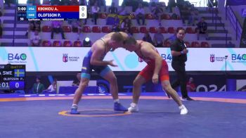 82 kg Qualif. - Aliaksandr Kikiniou, United States vs Per Albin Olofsson, Sweden